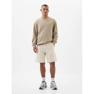 GAP‎ Essential Khaki Shorts Men's 36 Beige 9" Inseam Cotton Blend